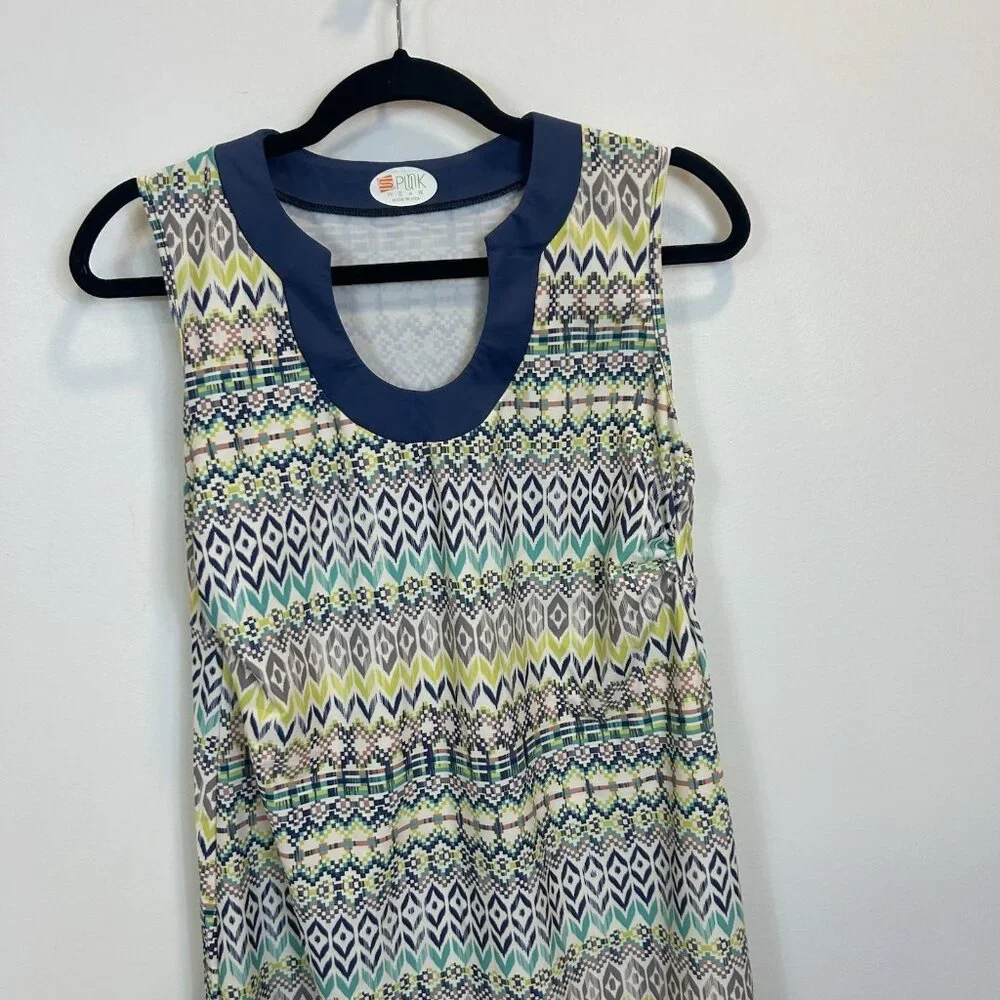Spunk Wear Women’s Size Small‎ Active Beach Dress Printed Aztec Geometric